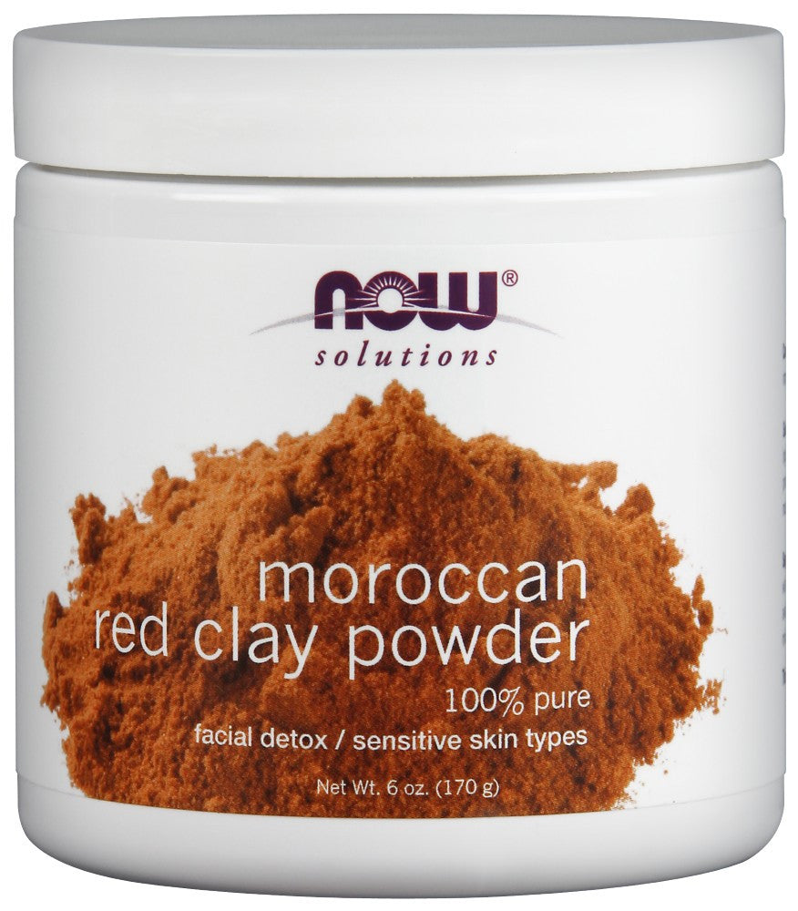 NOW Red Clay Powder Moroccan - 6 oz.