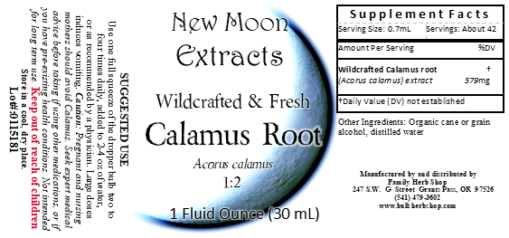 Calamus Root Tincture (Wildcrafted, Fresh)