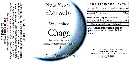 Chaga Tincture (Wildcrafted)