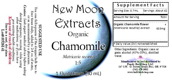 Chamomile Tincture (Organic)