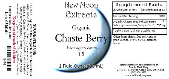 Chasteberry (Vitex) Tincture (Organic)