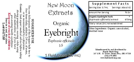 Eyebright Tincture (Organic)