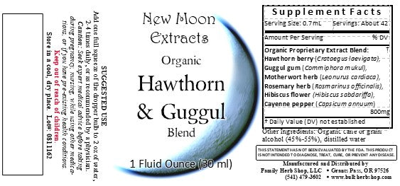 Hawthorn & Guggul Tincture Blend (Organic)