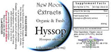 Hyssop Tincture (Organic, Fresh)