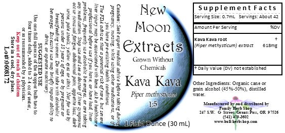 Kava Kava Tincture (1:5)