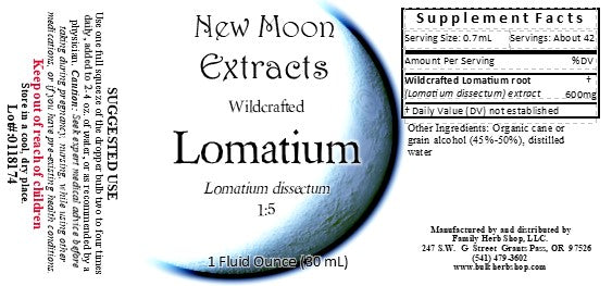 Lomatium Tincture (Wildcrafted)