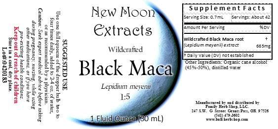 Black Maca Tincture (Wildcrafted)