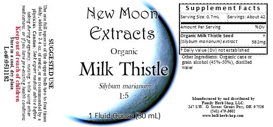 Milk Thistle Tincture (Organic)