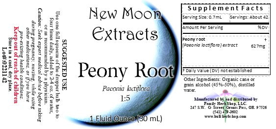 Peony Root Tincture