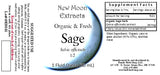 Sage Tincture (Organic, Fresh)