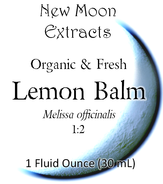 Lemon Balm Tincture (Organic, Fresh)