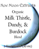 Milk Thistle, Dandy, & Burdock Tincture Blend (Organic)