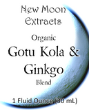 Gotu Kola & Ginkgo Tincture Blend (Organic)