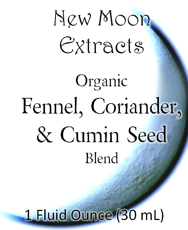Fennel, Coriander, & Cumin Tincture Blend (Organic)