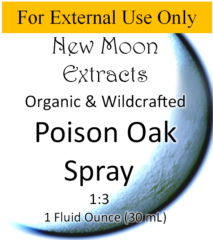 Soothing Poison Oak Spray (Organic, Wildcrafted)