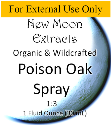 Soothing Poison Oak Spray (Organic, Wildcrafted)
