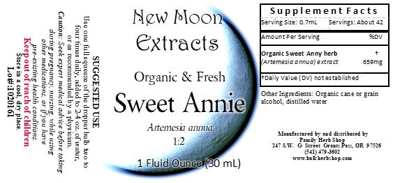 Sweet Annie Tincture (Organic, Fresh)