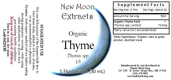 Thyme Tincture (Organic)