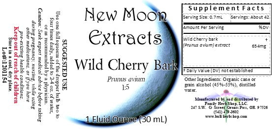 Wild Cherry Bark Tincture