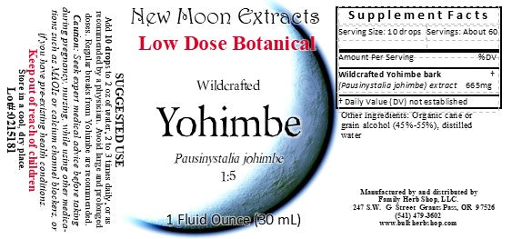 Yohimbe Tincture (Wildcrafted)