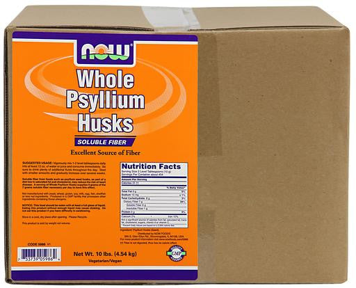 NOW Psyllium Husks Whole - 10 lb.